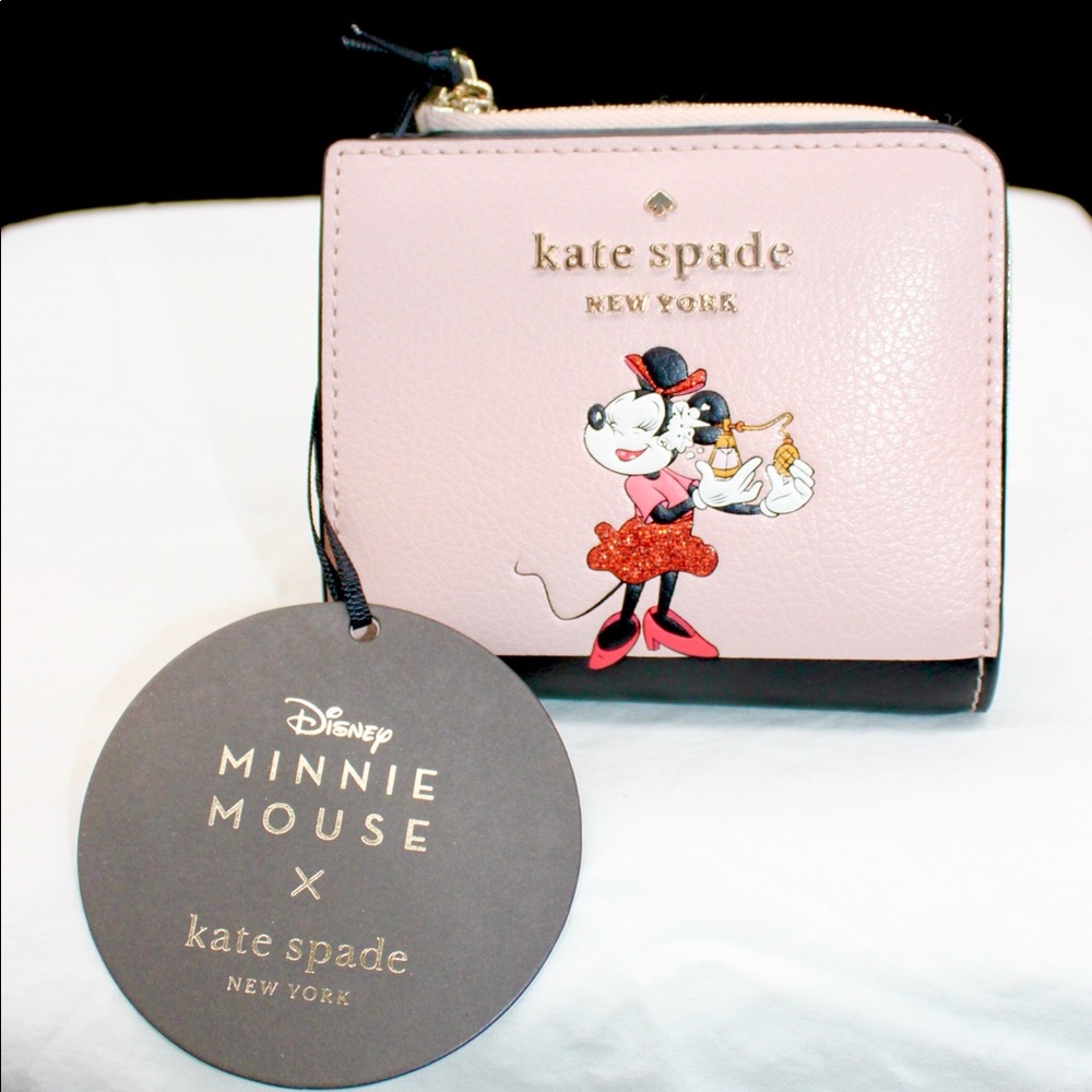 [Limited] Disney x Kate Spade ♠️ New York Minnie Mouse zip around wallet
